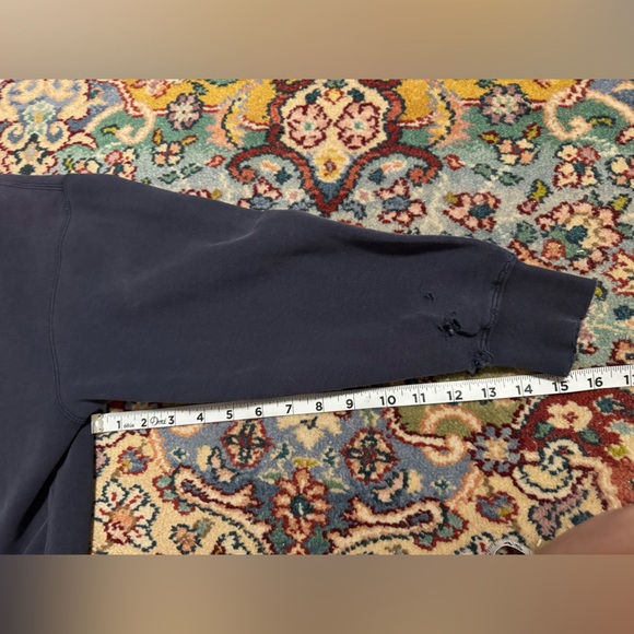 ⭐️3for10⭐️ VINTAGE FOX racing Youth M Boys Hoodie Navy Logo Graphic Embroidered - Picture 9 of 14